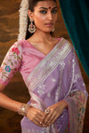 Lilac Dreamscape Saree