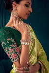 Malachite Bloom Saree